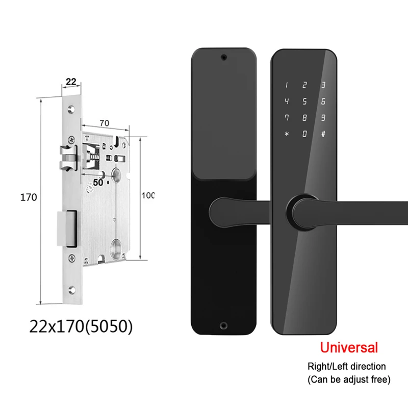 Smart Door Lock with TTlock/TThotel App, App Control, 6+ Month Standby, EU Warehouse, for Apartments, Hotels & Home Use - Image 8