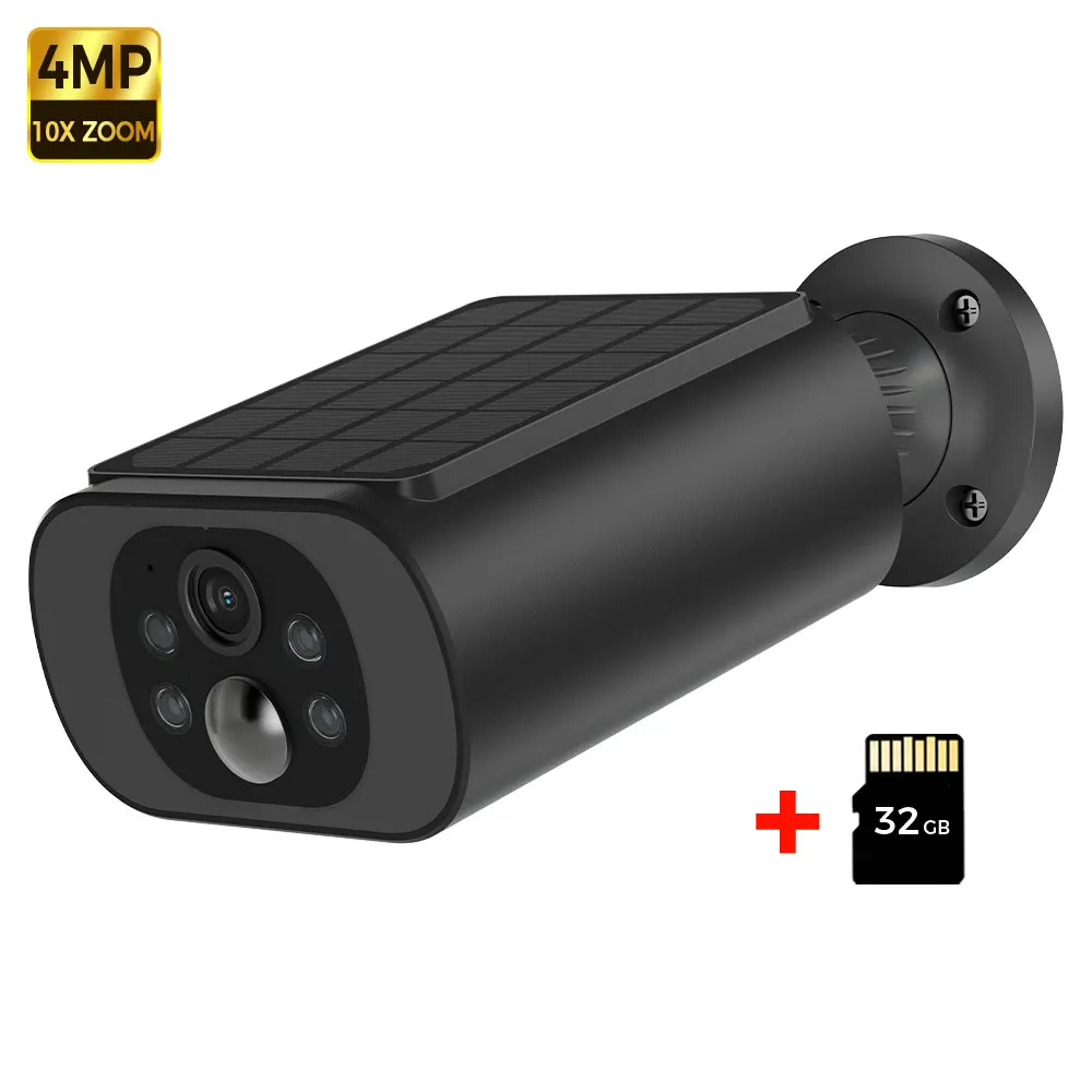 ALEVIO 2.5K Outdoor Solar Camera Wireless Cam WIFI Ultra Standby Time PIR Motion Light Color Night Vision AI Detect Battery Cam - Image 10