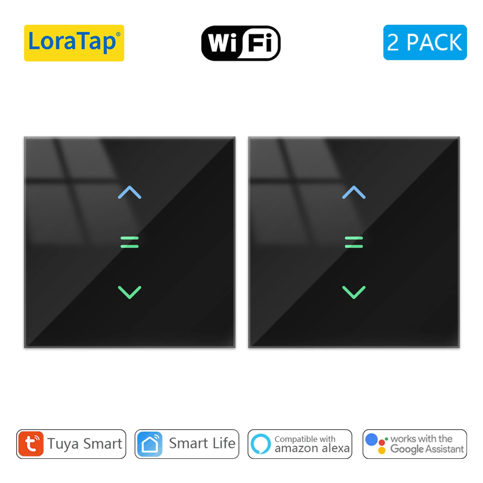 LoraTap WiFi Curtains Blinds Roller Shutter Switch Backlight Tuya Smart Life App Remote Control Google Home Alexa Voice - Image 7