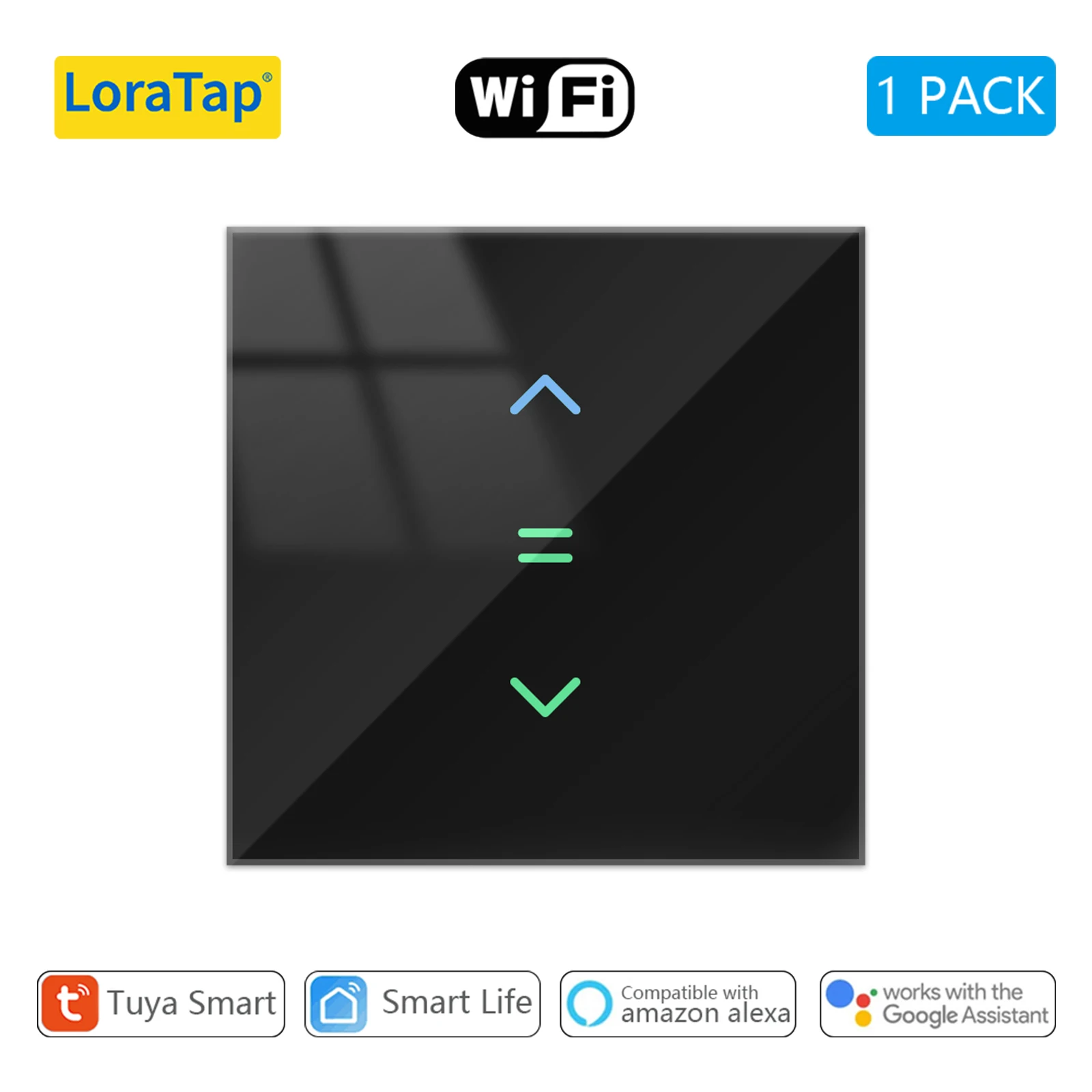 LoraTap WiFi Curtains Blinds Roller Shutter Switch Backlight Tuya Smart Life App Remote Control Google Home Alexa Voice - Image 14