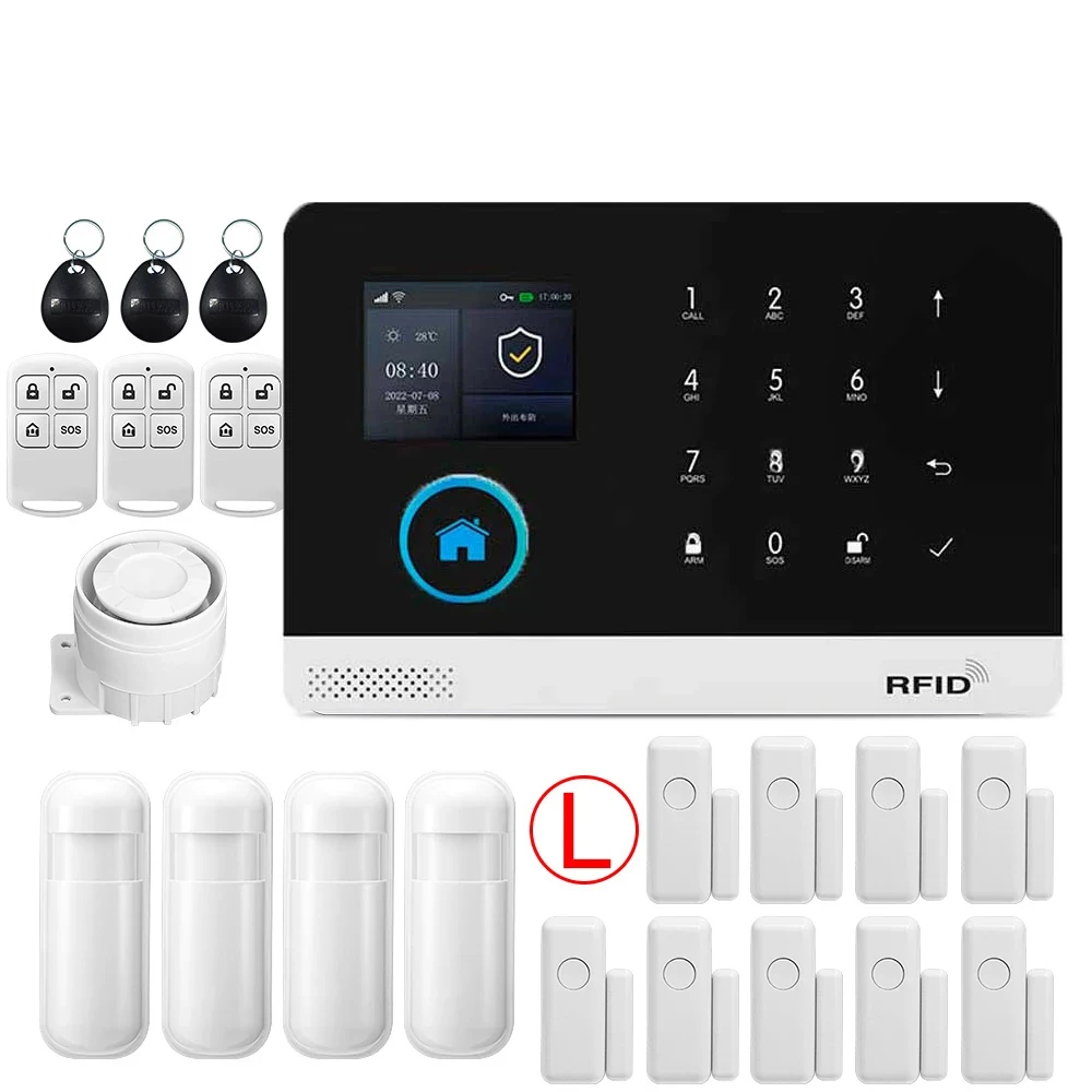GSM Alarm System for Home Works with TUYA Smart Home App Burglar Security 433MHz 2G WiFi Alarm Wireless Control PG103 - Image 17