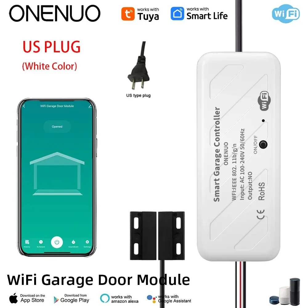 Tuya WiFi Switch Garage Door Controller Smart Door Opener Work with Alexa Google Home Smart Life Tuya APP Control No Hub Require - Image 12