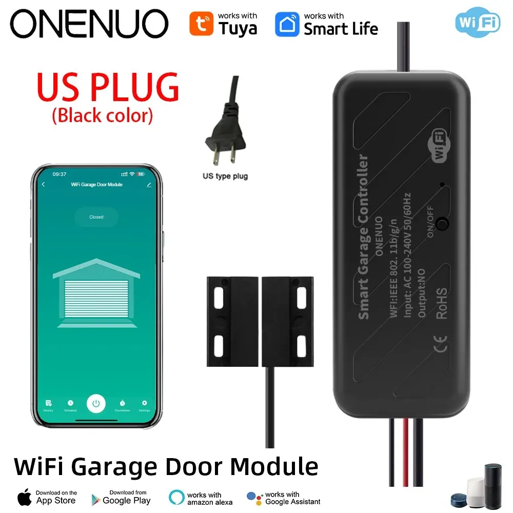 Tuya WiFi Switch Garage Door Controller Smart Door Opener Work with Alexa Google Home Smart Life Tuya APP Control No Hub Require - Image 15