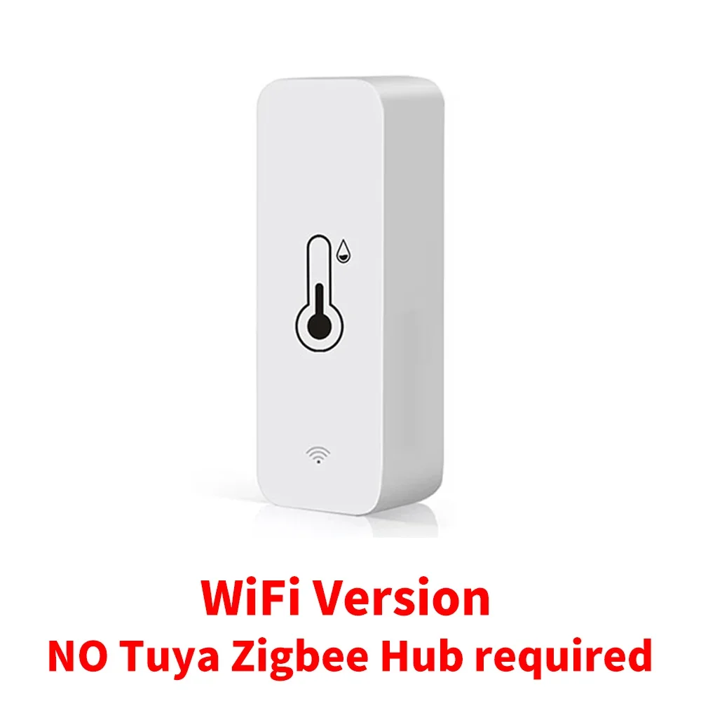 Tuya WiFi Zigbee Temperature Humidity Sensor Smart Home Indoor Hygrometer APP Monitoring Work with Google Home SmartLife Alexa - Image 8