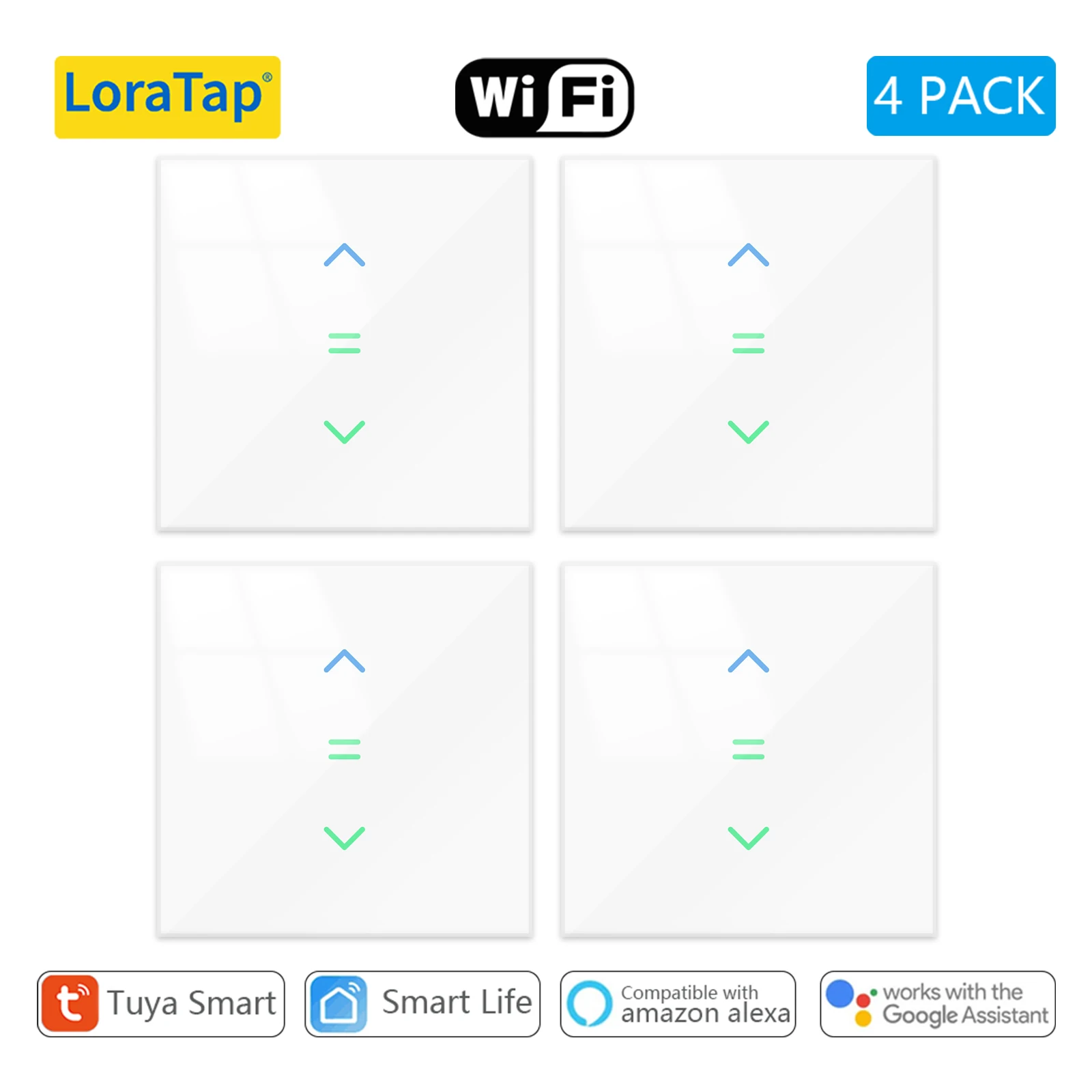 LoraTap WiFi Curtains Blinds Roller Shutter Switch Backlight Tuya Smart Life App Remote Control Google Home Alexa Voice - Image 12