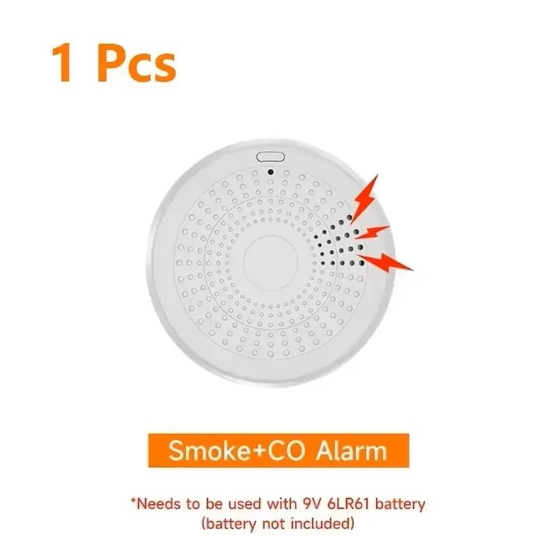 Tuya WiFi 2 in 1 CO & Smoke Detector Smart Life APP Control 85DB Sound Light Alarm Home Security - Image 10