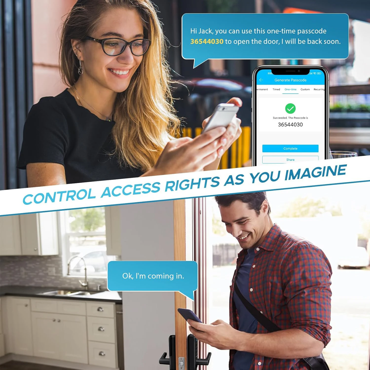 Smart Door Lock with TTlock/TThotel App, App Control, 6+ Month Standby, EU Warehouse, for Apartments, Hotels & Home Use - Image 5