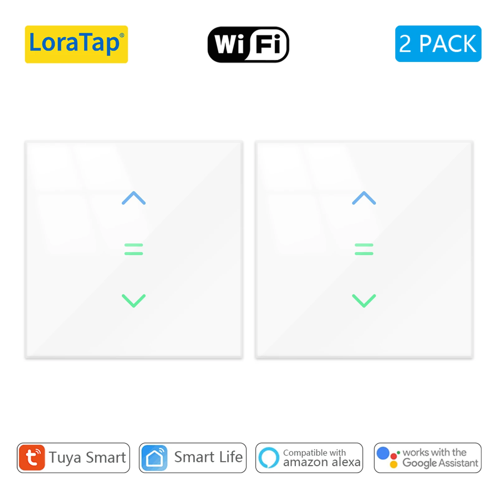 LoraTap WiFi Curtains Blinds Roller Shutter Switch Backlight Tuya Smart Life App Remote Control Google Home Alexa Voice - Image 16