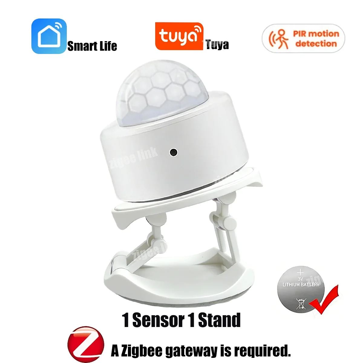 Motion Sensor Zigbee 3.0 Smart Human Body PIR Sensor Infrared Detector Security Alarm Sensor Support Z2M Home Assistant - Image 8