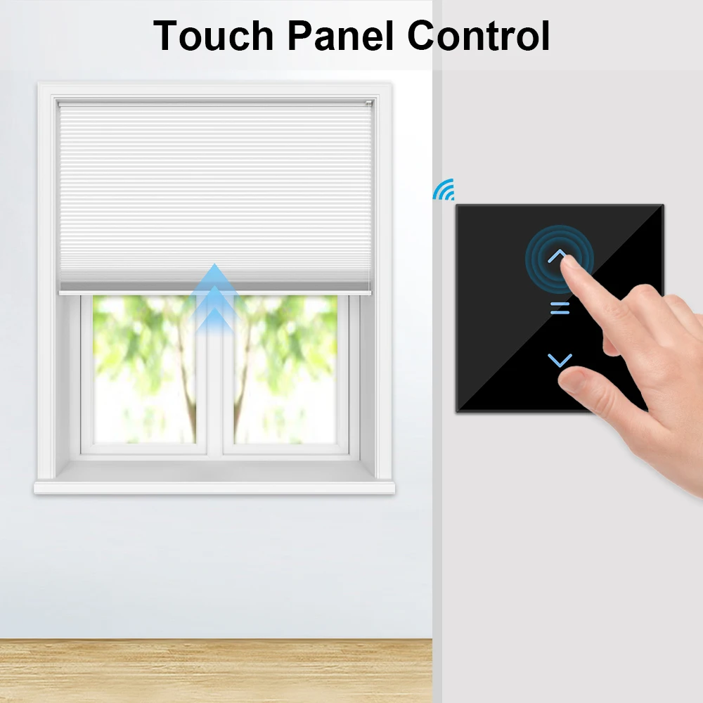 LoraTap WiFi Curtains Blinds Roller Shutter Switch Backlight Tuya Smart Life App Remote Control Google Home Alexa Voice - Image 5