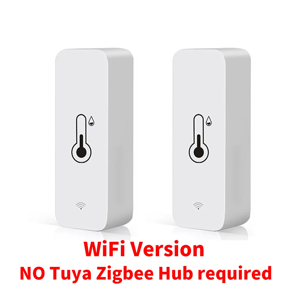 Tuya WiFi Zigbee Temperature Humidity Sensor Smart Home Indoor Hygrometer APP Monitoring Work with Google Home SmartLife Alexa - Image 10