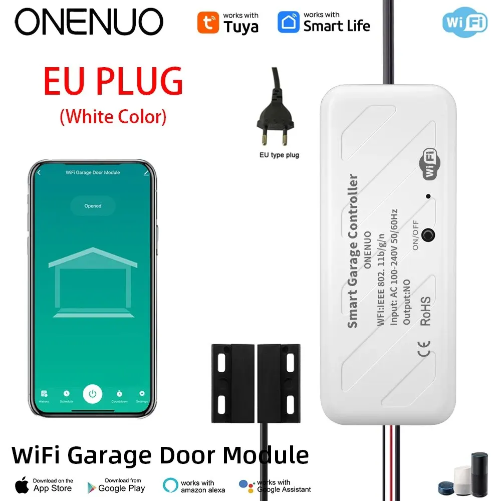 Tuya WiFi Switch Garage Door Controller Smart Door Opener Work with Alexa Google Home Smart Life Tuya APP Control No Hub Require - Image 8