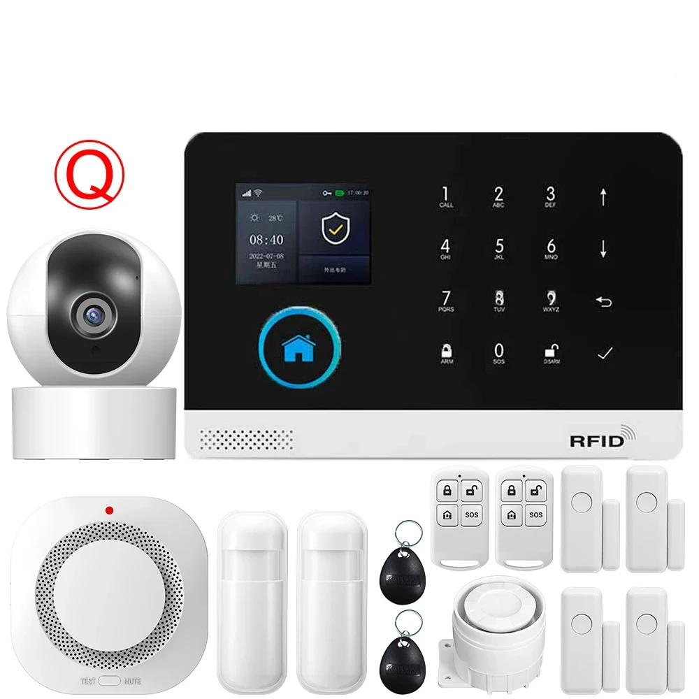 GSM Alarm System for Home Works with TUYA Smart Home App Burglar Security 433MHz 2G WiFi Alarm Wireless Control PG103 - Image 7