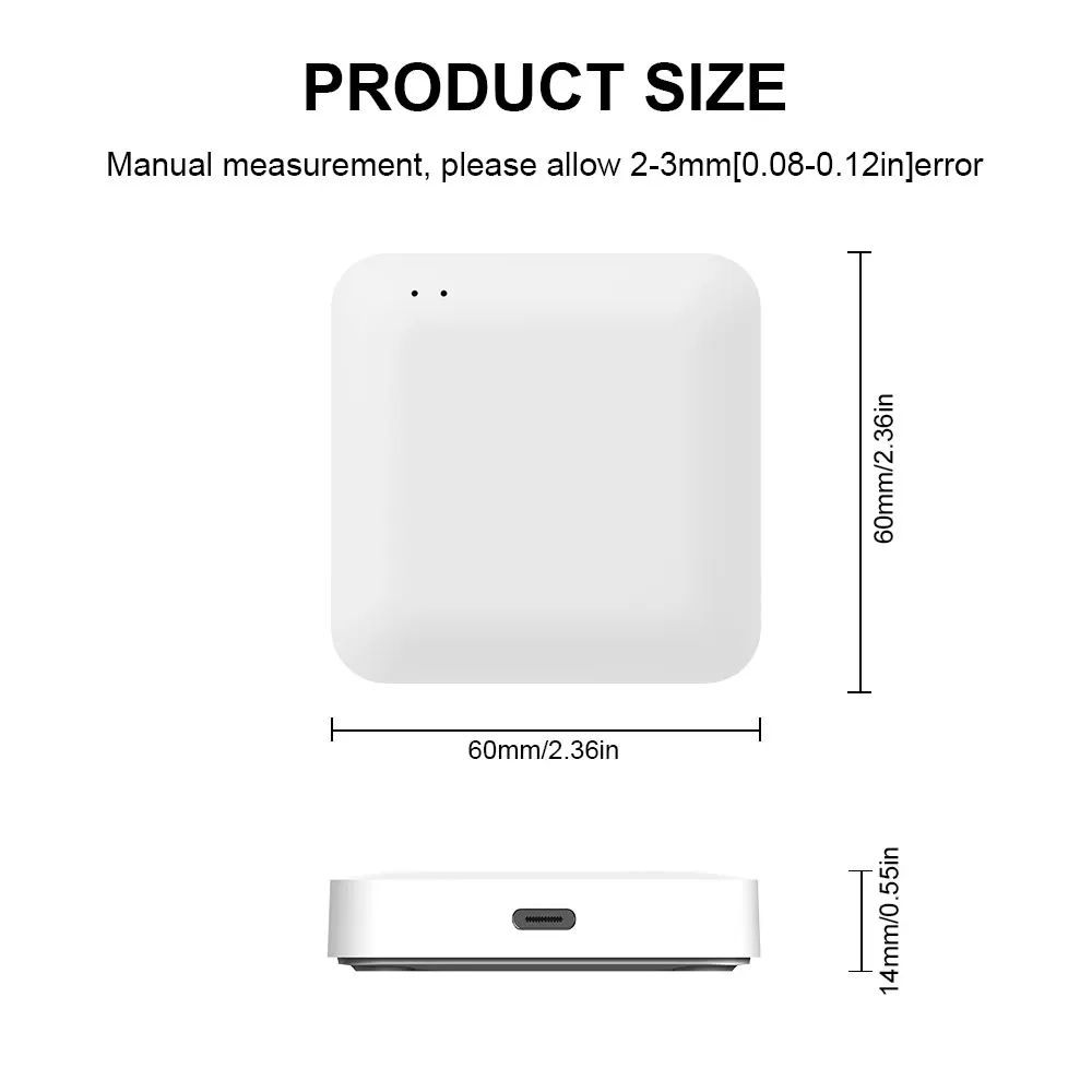 Tuya Multi-Mode ZigBee Bluetooth Gateway Hub Wireless Smart Home Appliances Remote Controller Bridge Support Alexa Google Home - Image 3