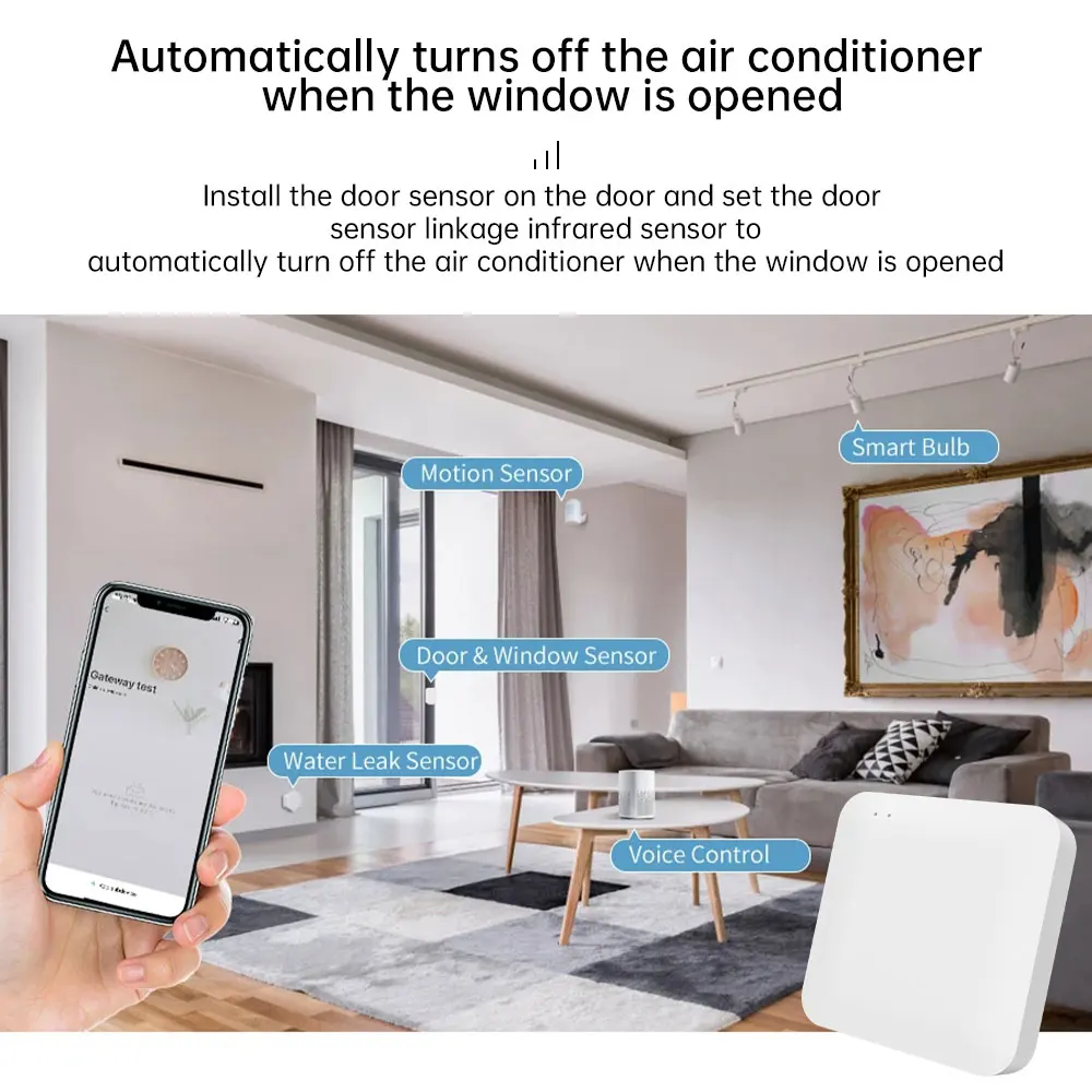 Tuya Multi-Mode ZigBee Bluetooth Gateway Hub Wireless Smart Home Appliances Remote Controller Bridge Support Alexa Google Home - Image 5